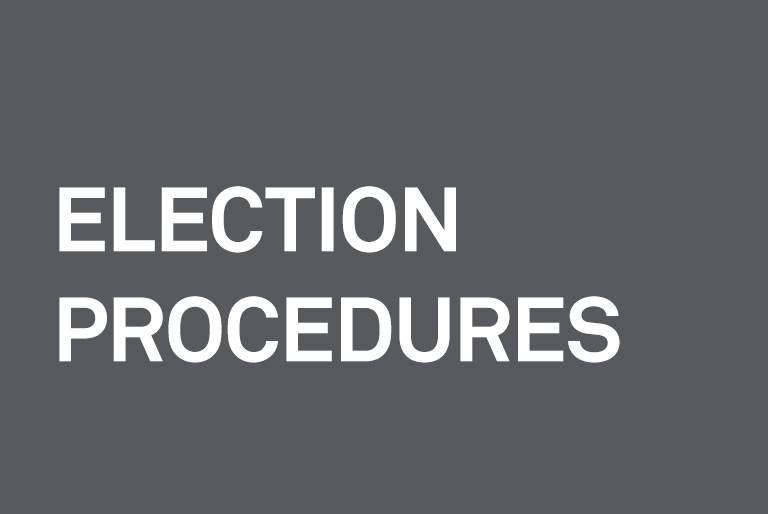 Election Procedures banner