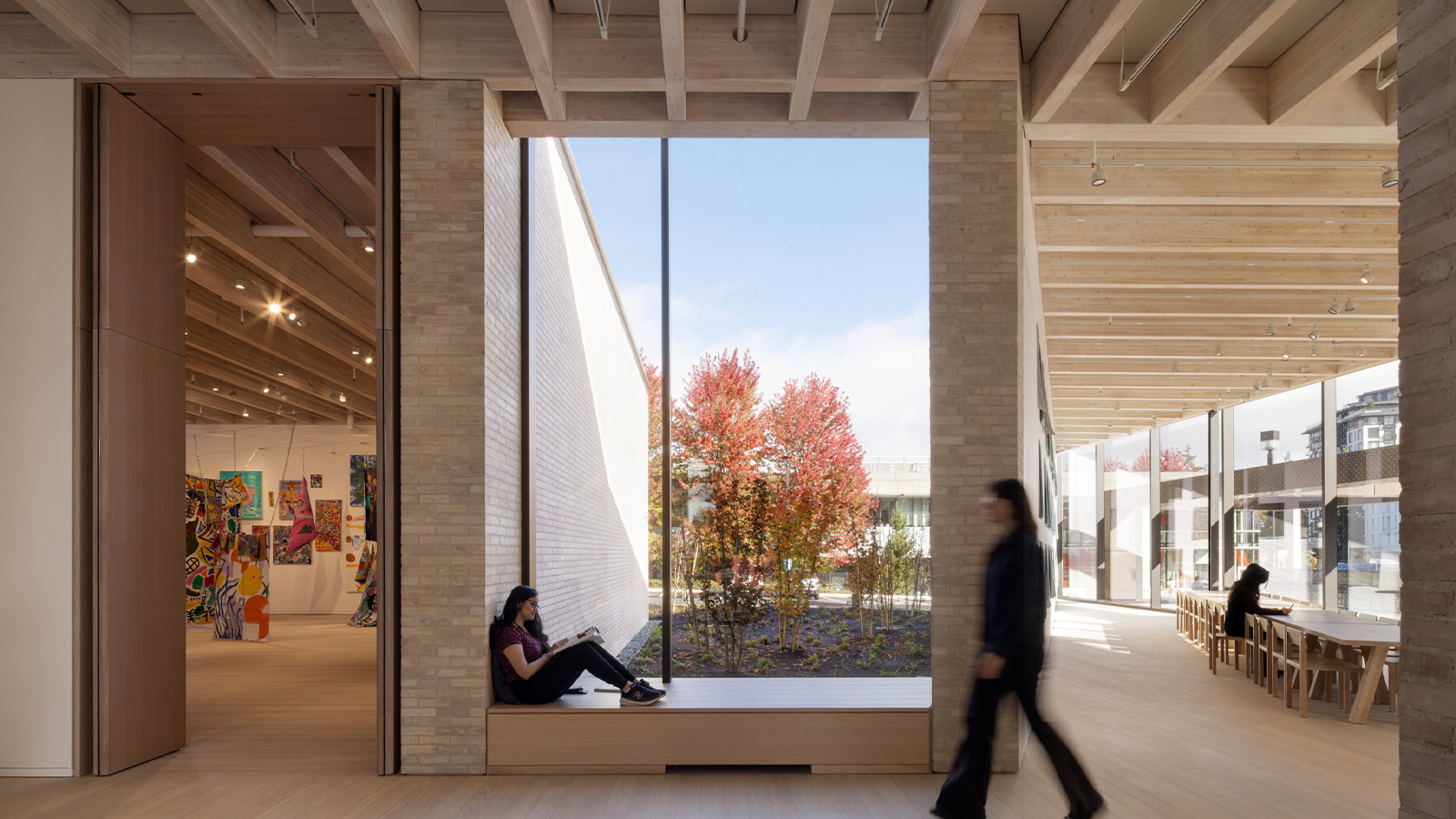 Interior Image of The Marianne and Edward Gibson Art Museum