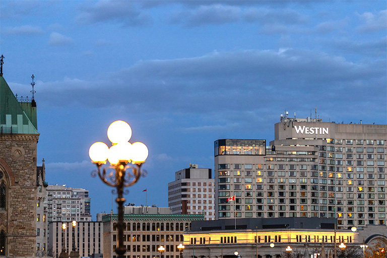 The Westin Ottawa hotel. 