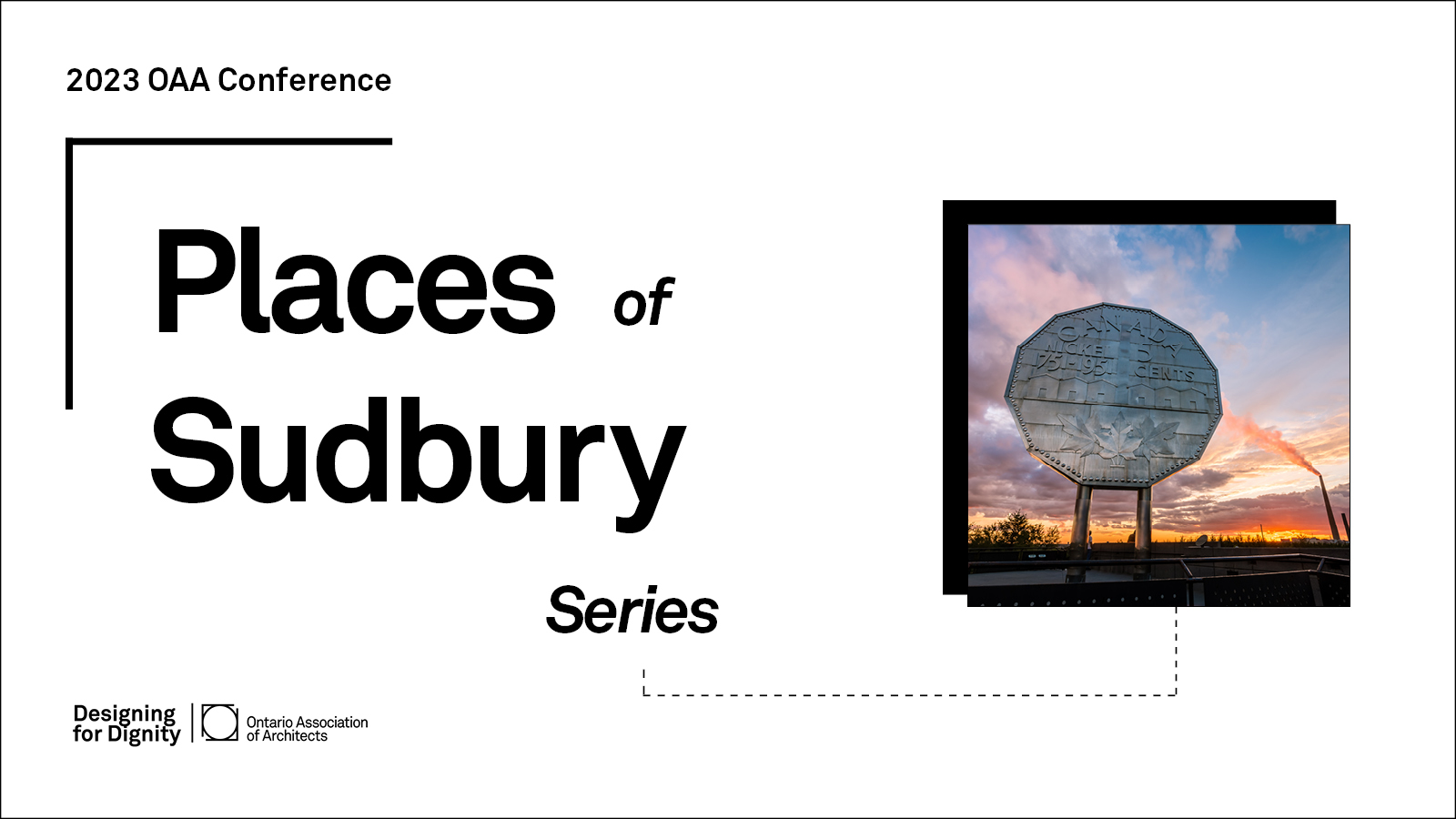 Places of Sudbury Banner featuring the Big NIckel