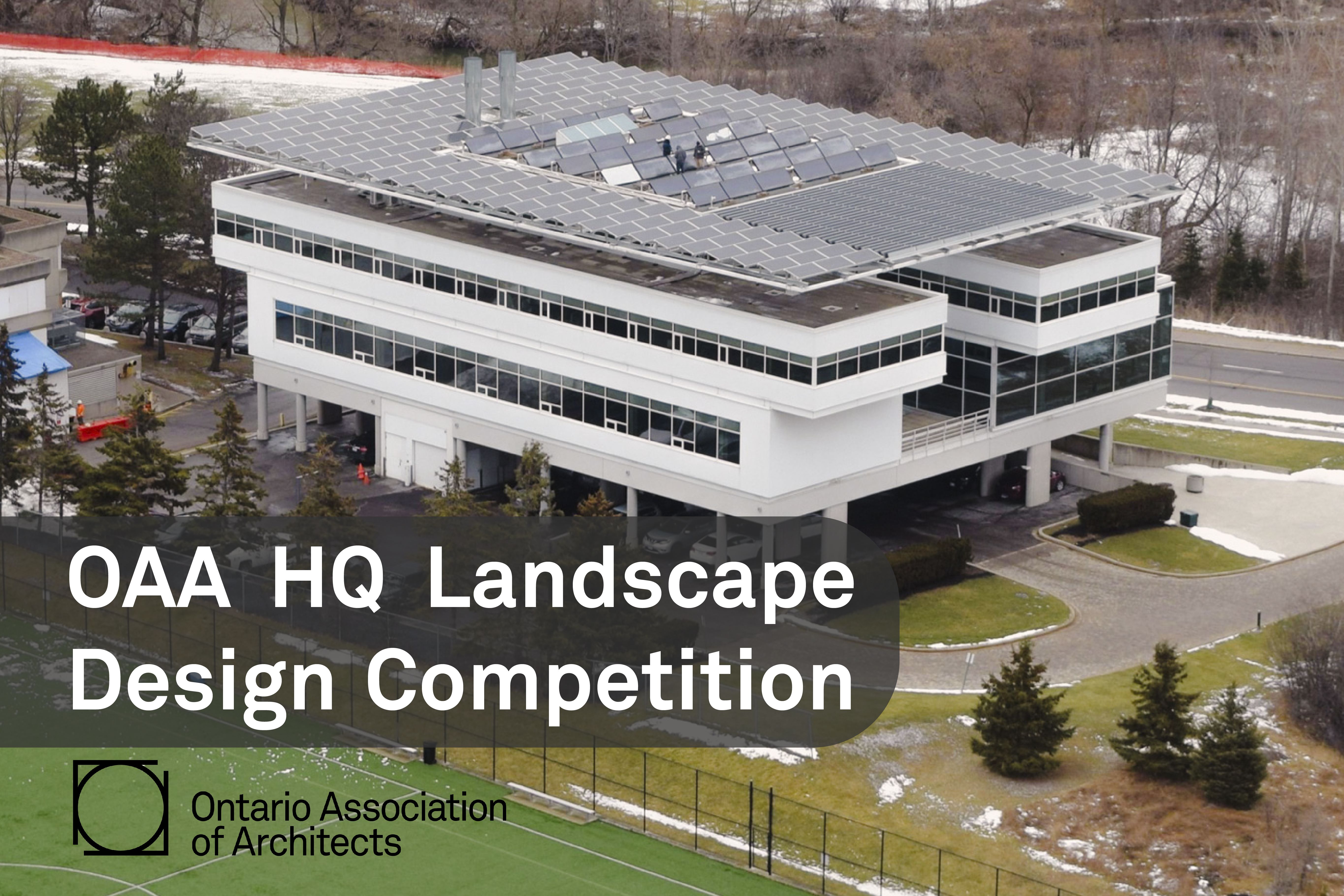 OAA Landscape Design Competition banner