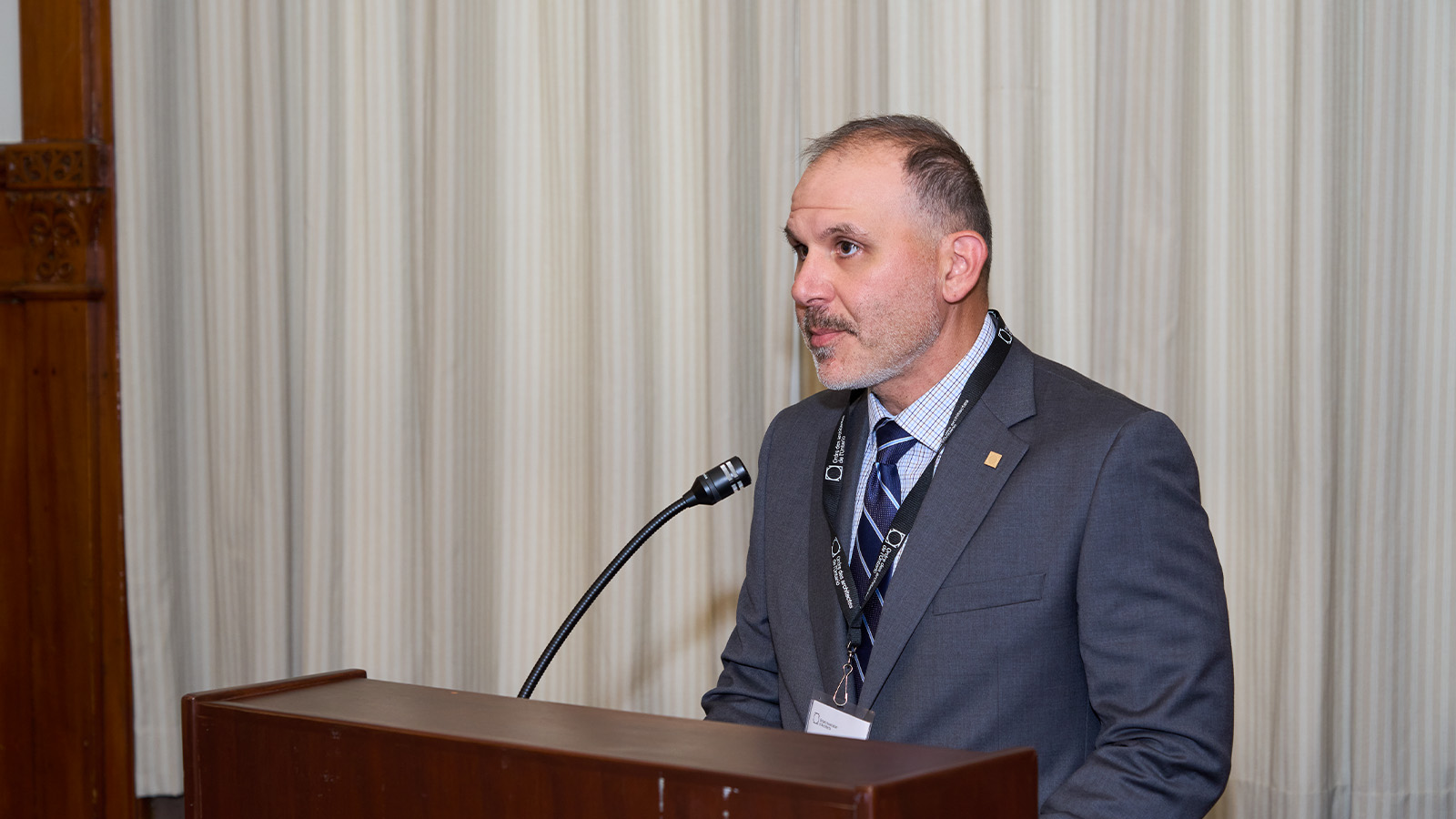 Remarks were provided by OAA President, Settimo Vilardi, Attorney General, Doug Downey, the Official Opposition Critic for the NDP, Kristyn Wong-Tam, and Ontario Green Party Leader, Mike Schreiner.