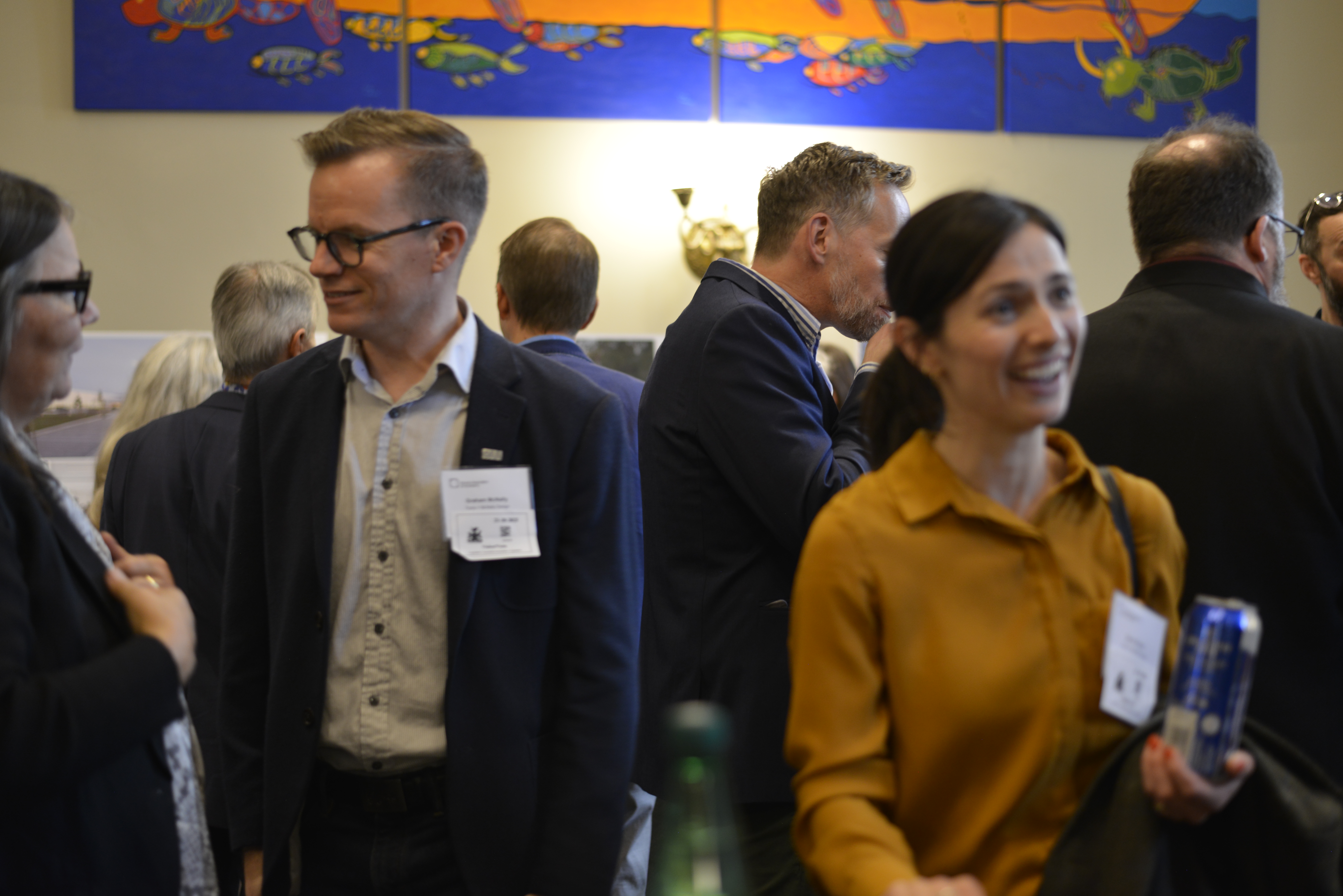 guests enjoying and mingling