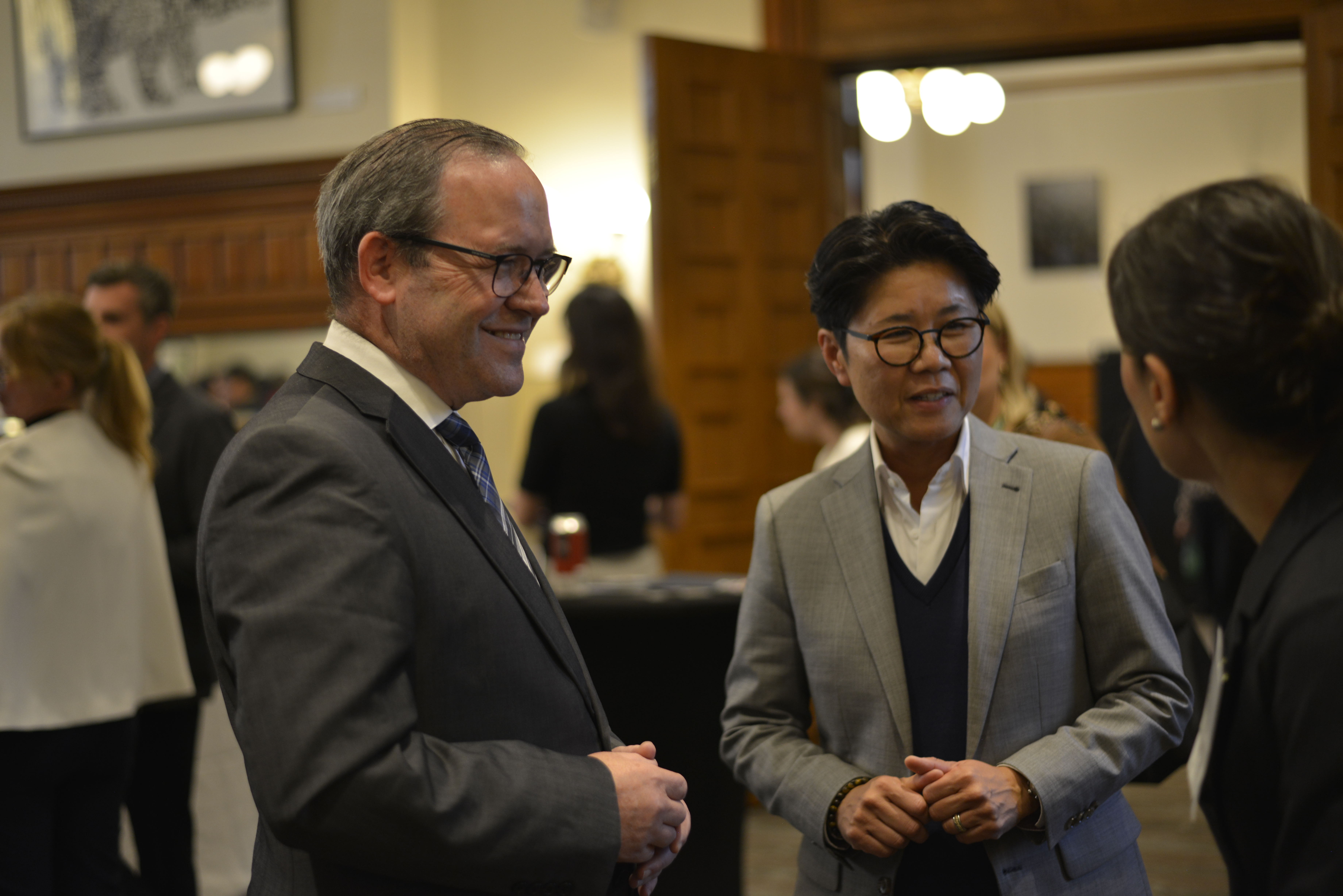 Attorney General, Doug Downey (Barrie—Springwater—Oro-Medonte) and MPP Kristyn Wong-Tam (Toronto-Centre)