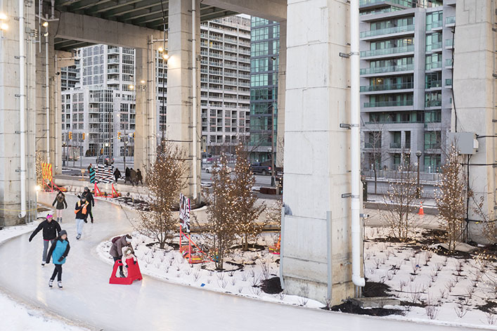 Photo by Denise Militzer, courtesy of the Bentway Conservancy