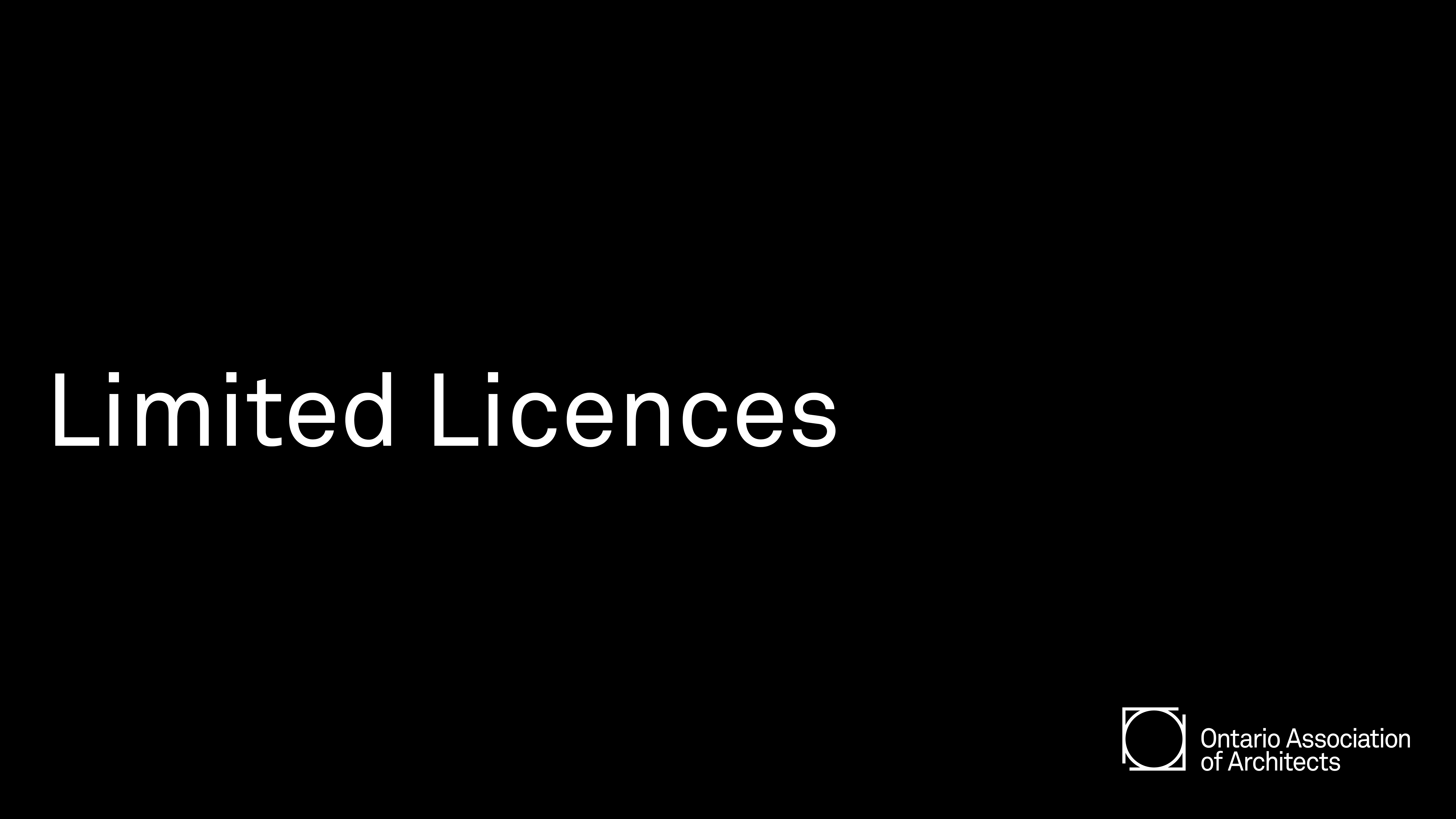 limited licences