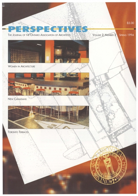 blOAAG Spring 1994 Perspectives: Women in Architecture