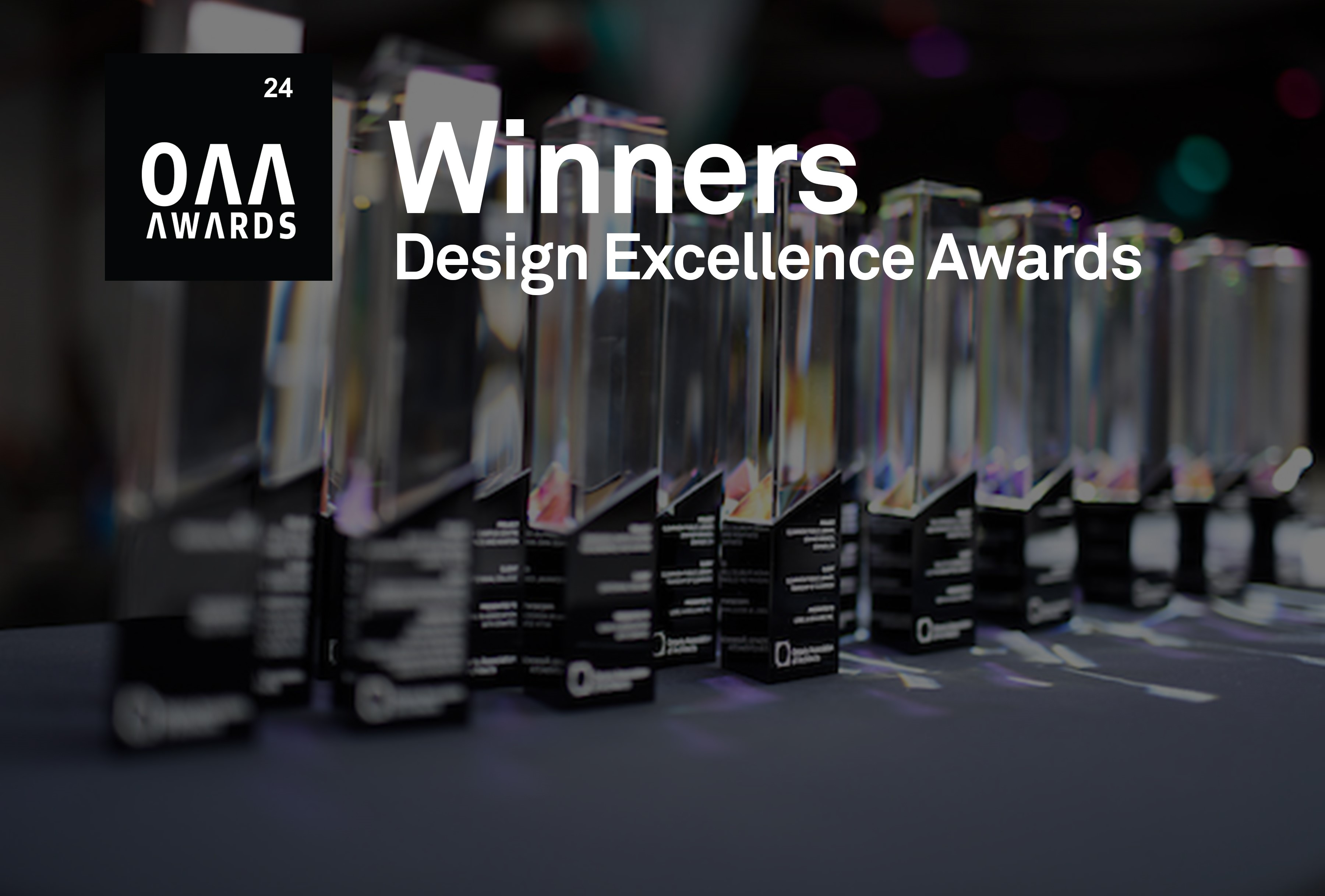 2024 Design Excellence winners banner