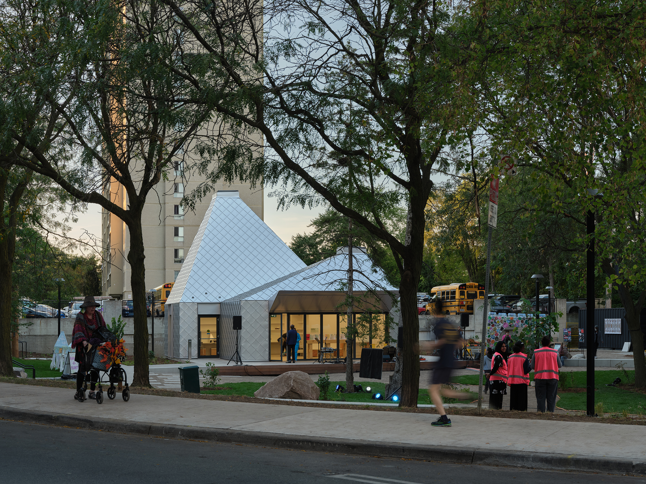 View of Mabelle Park, with 