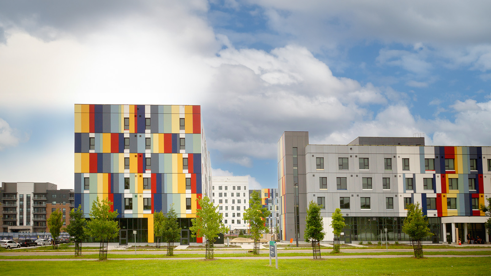 Elevation of Mikinàk Ottawa Community Housing.