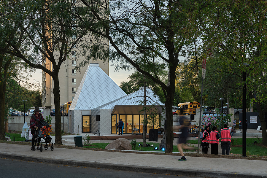 A view of Mabelle Park with 